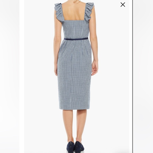 Gal Meets Glam Collection Carly Gingham Sheath Dress - Picture 8 of 11